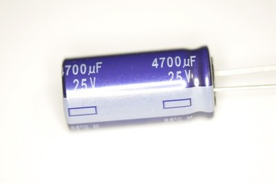 (5 pcs) Nichicon 4700uF 25V Radial Electrolytic Capacitor   Audio/Power Supply  