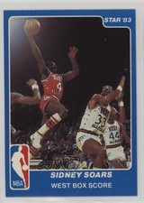 1983 Star NBA All-Star Game Sidney Moncrief (West Box Score) #30 HOF 0o5