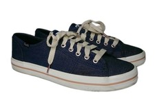 Tenis Keds Kickstart para mujer zapatos bajos azul brillante oro rosa talla 6