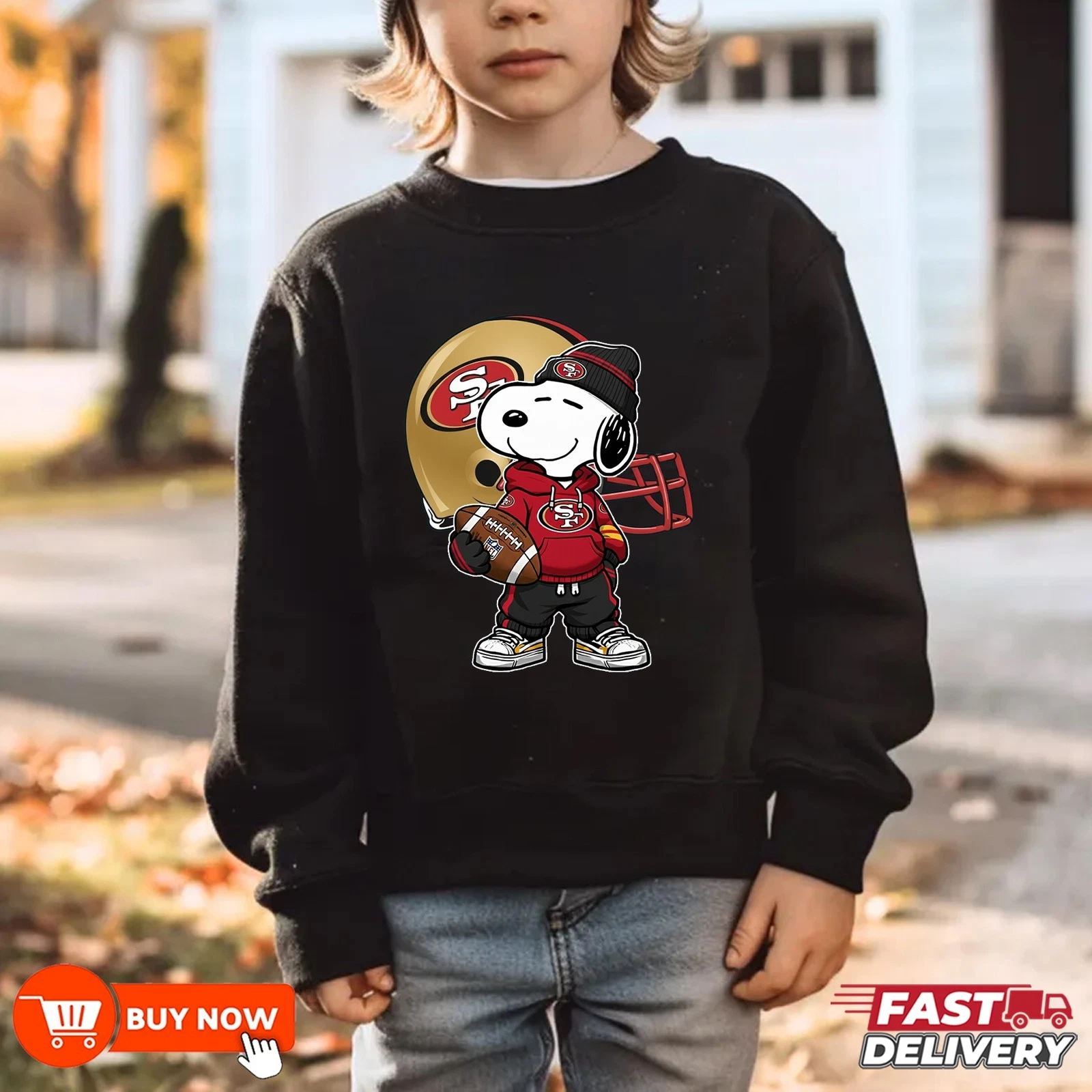 San Francisco 49ers Football Sweatshirt