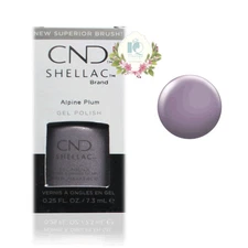 CND Shellac UV Gel Polish 0.25 oz NIB Alpine Plum