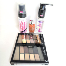 5 ITEMS BUNDLE: WET N WILD HairMist/NailPolish/FacialCleaner/Eyeshadows NEW SEAL