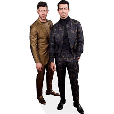 Nick And Joe Jonas (Duo) Mini Celebrity Cutout
