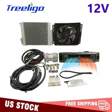 12V Dual Cool & Heat Underdash Electric Air Conditioner DC Universal Car A/C Kit
