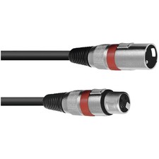 Omnitronic 30220401 XLR cable 2299959 Black 3m Durable audio connection
