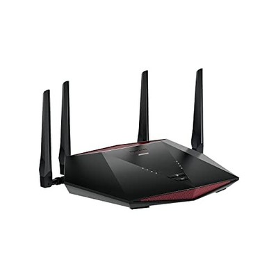 NIGHT HAWK NETGEAR NIGHTHAWK PRO GAMING 6-STREAM WIFI 6 ROUTER -  BLK/RED