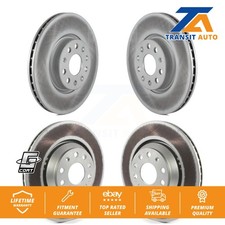 Front Rear Coated Brake Rotors Kit For Volkswagen Arteon CC Audi A3 Quattro R32