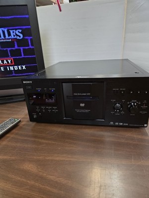 Sony DVP-CX777ES 400 CD/DVD Player Blk SACD Dolby Digital DTS +Remote TESTED EX 