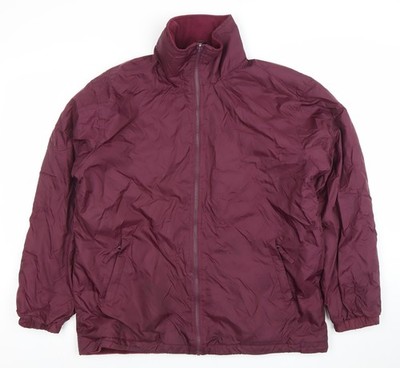 Blue Chaps Herren Jacke rot Nylon Full Zip Größe S