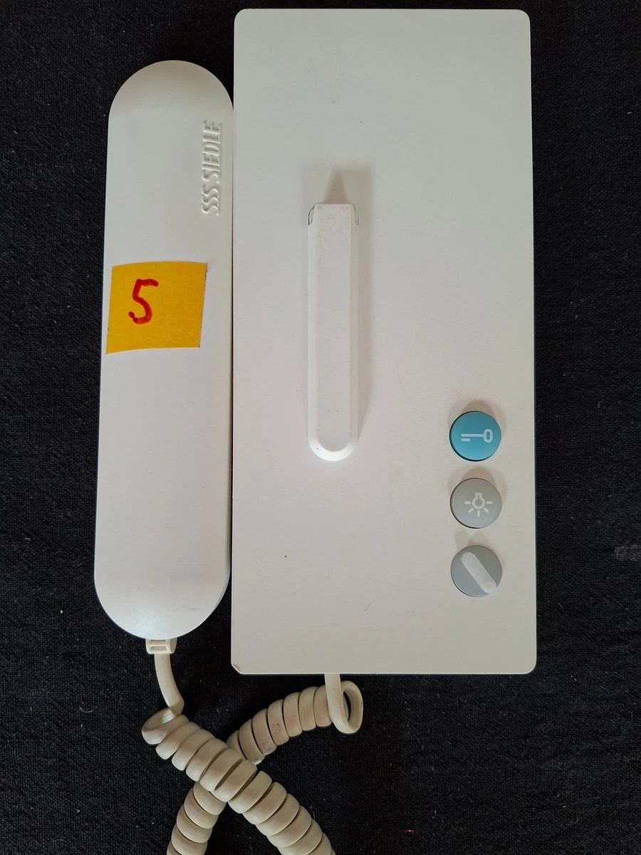 J3 SIEDLE TÜRSPRECHANLAGE HTS 811-0 W weiß, Innenstation (2544150) EUR