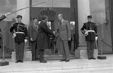 Official Visit Of Egyptian President Anwar El Sadat In Paris. In P- Old Photo 25