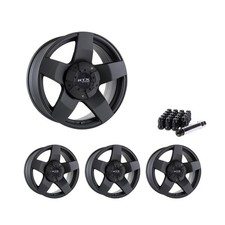 5x112 Set Of 4 18 Rims Black Alloy Wheel Fits 2008-09 Audi Tt Oe7v Rtx