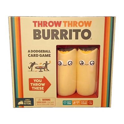 Exploding Kittens Throw Throw Burrito Dodgeball Card Game 2-6 Players 2024