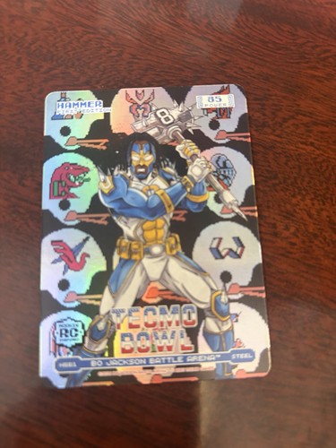 Hammer - Bo Jackson Battle Arena Tecmo Bowl Edition Omarion Hampton RC Steel