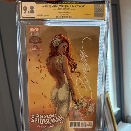 Amazing Spider-Man Renew Your Vows 1 Campbell Signed CGC 9.8