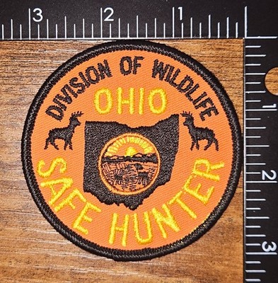 Ohio Department of Natural Resources Safe Hunter Wildlife Division Patch