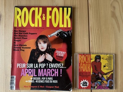 Rock & Folk Nr. 428 * April March / Johnny Cash / Tanger / M * April 2003 (+CD)