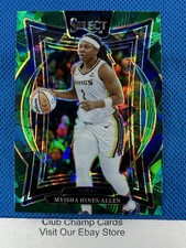 2025 #39 Myisha Hines Panini Select WNBA Concourse Green Ice Prizm Wings