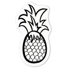 Aufkleber Sticker "Ananas" (DW026777)