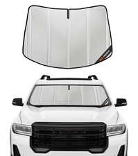 Windshield Sun Shade for GMC Acadia 2017-2023. Full Coverage Rearview Mirror ...