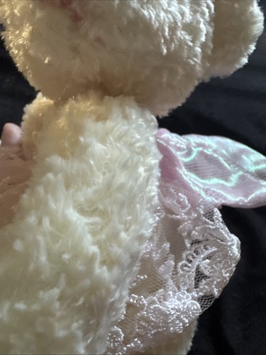 DanDee Cream Ivory Fairy Princess Teddy Bear Plush Stuffed Toy Pink Wings RARE - Picture 12 of 14