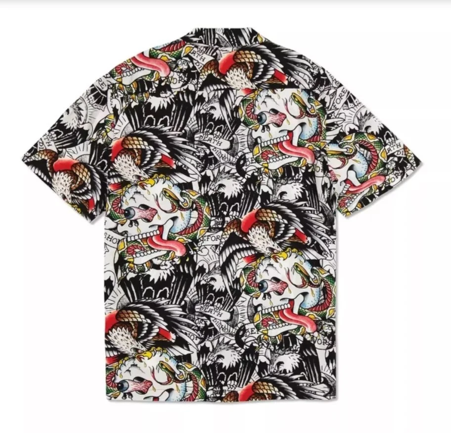 BATTLE SKULL Hawaiian Shirt