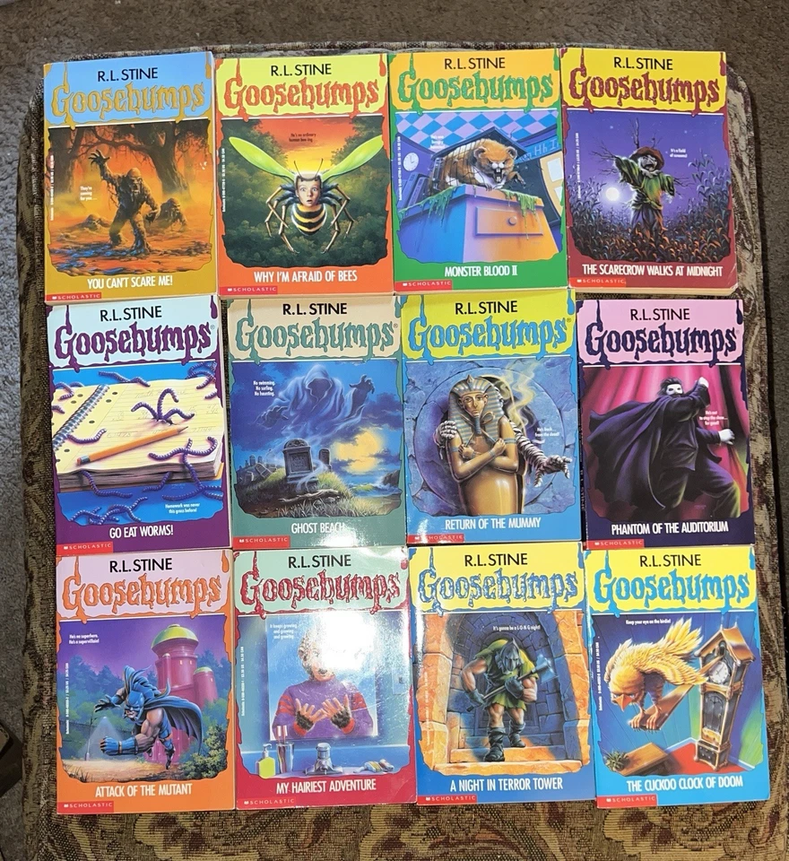 Goosebumps RL Stein Vintage 90's First Print Scholastic Book lot + Give Yourself Foto 4 de 4