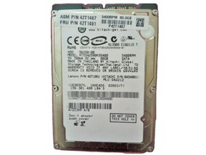 SATA HDD IBM HITACHI 80GB 5K250-80 HTS542580K9SA00 NOTEBOOK FESTPLATTE LAPTOP