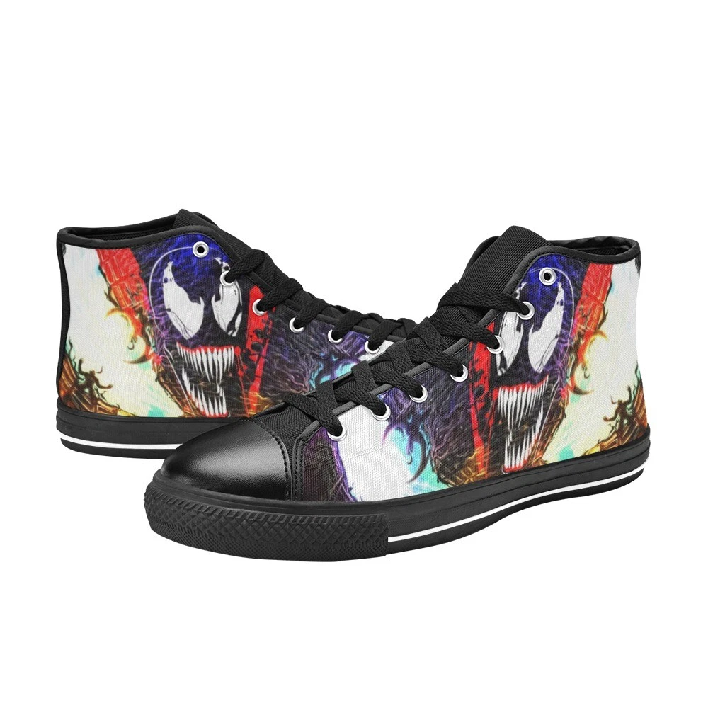 Venom Mens Sneakers High Top Canvas Casual