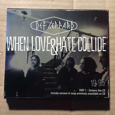 DEF LEPPARD - WHEN LOVE & HATE COLLIDE - PART 1 - CD 1995 (J1)