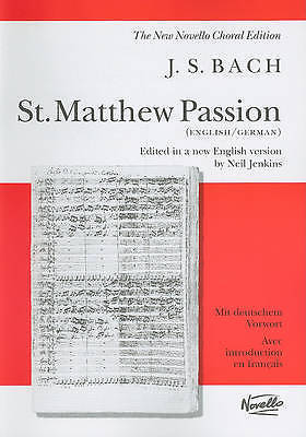 Bach, JS St Matthew Passion VSc by Neil Jenkins (2003, Trade Paperback)