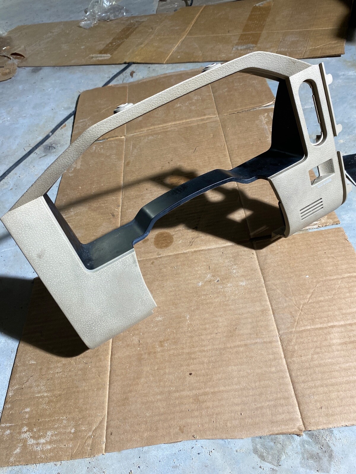 2004-2008 Ford F150 F250 Tan Speedometer Dash Bezel Trim Cover  
