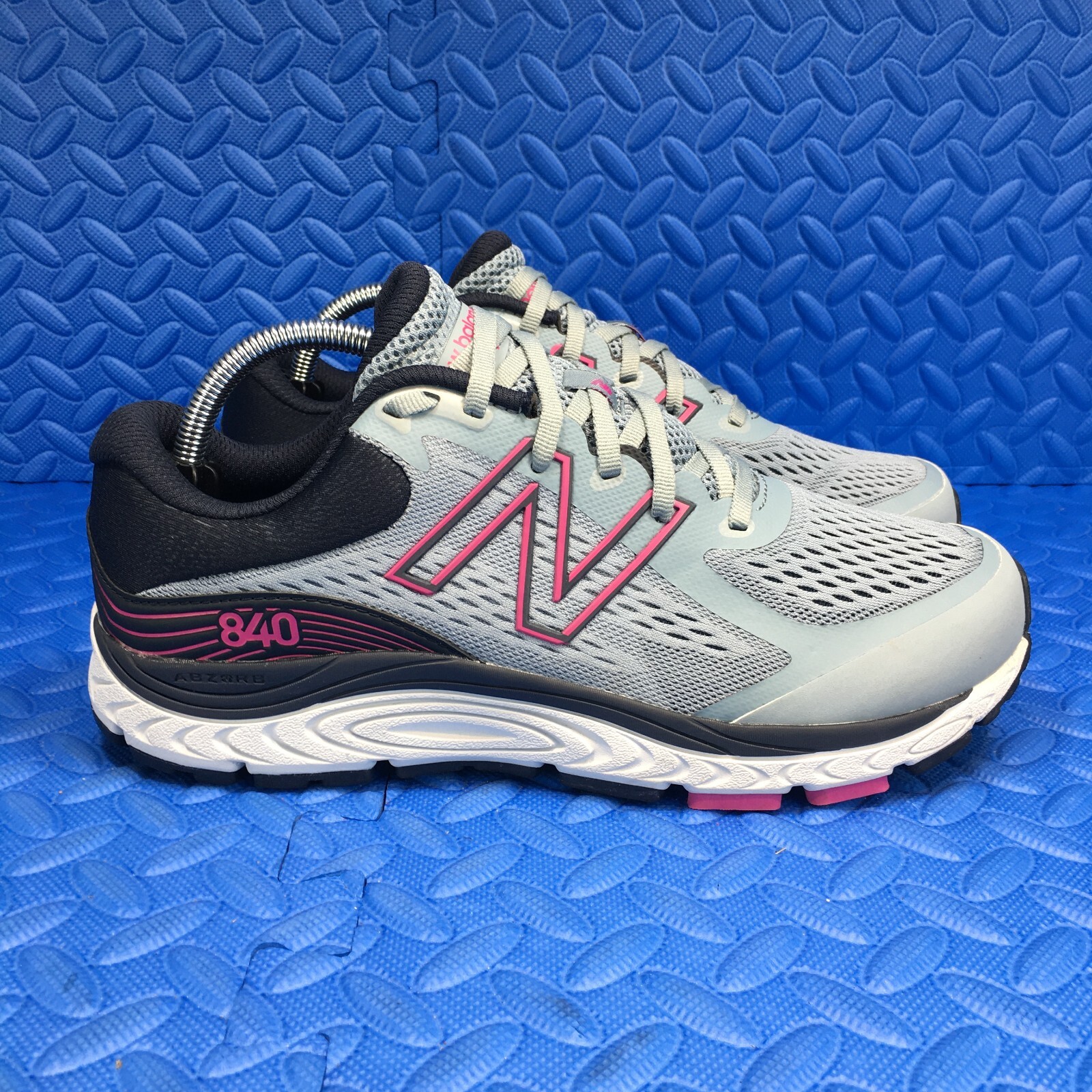 New Balance 840 v5 Womens Running Walking Shoes Gray Athletic Sneakers Size  9B | eBay