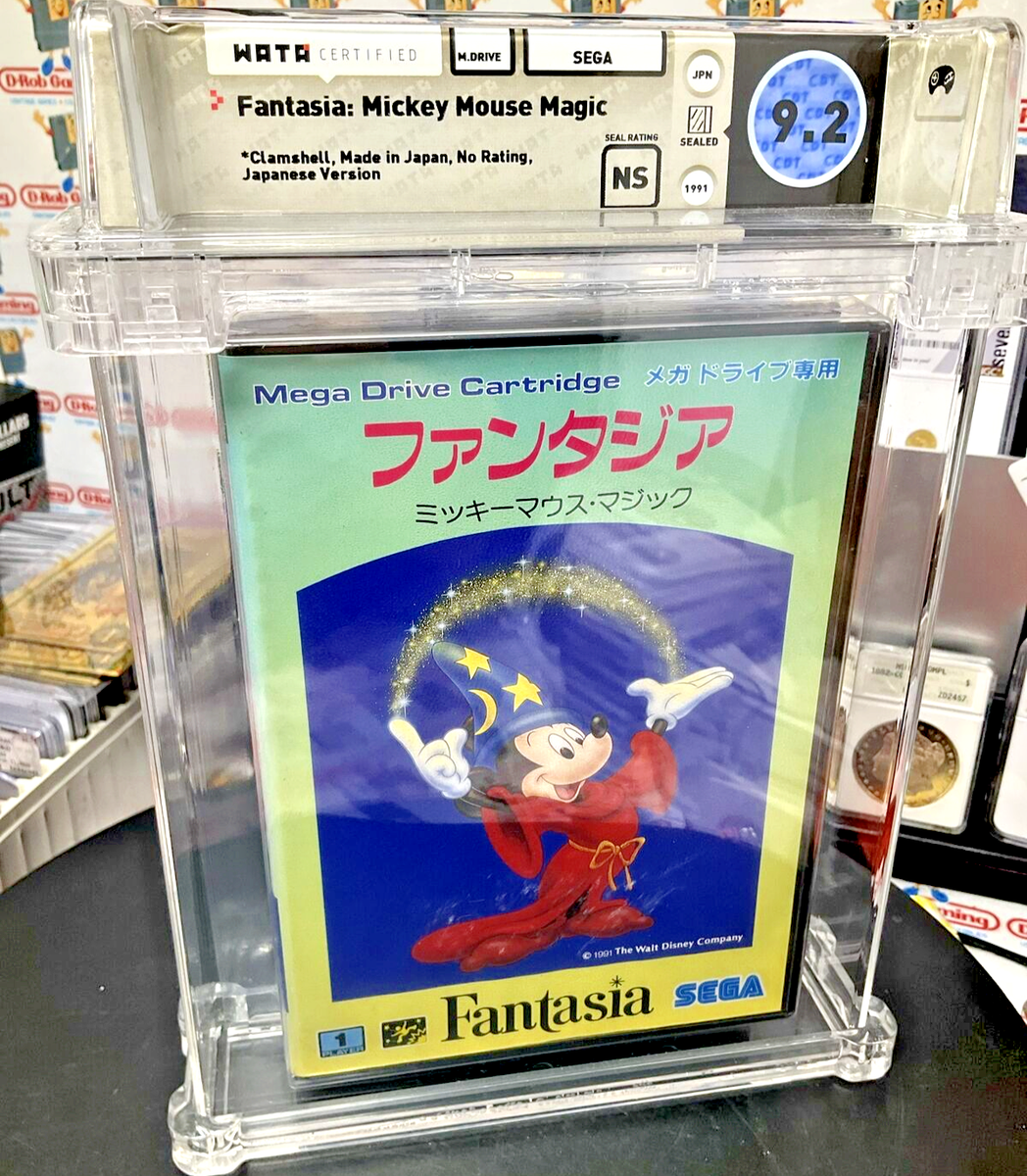 Mickey Mouse Magic Fantasia Genesis Mega Drive VGA WATA CGC