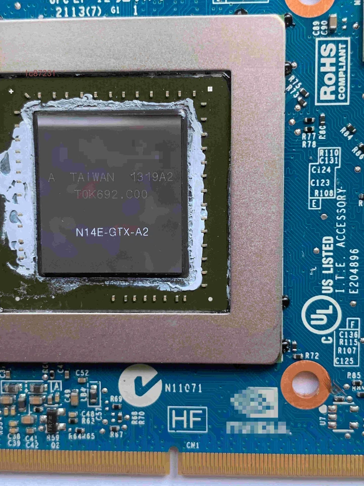 GTX 780M N14E-GTX-A2 4GB DDR5 Video Graphics Card For Clevo DELL Alienware MSI - Image 2 of 3