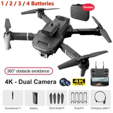 2023 Drone X Pro 4K HD Dual Camera WIFI FPV Foldable RC Quadcopter  Batteries