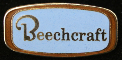 BEECHCRAFT LOGO PIN MODEL 17 18 19 23 24 34 33 35 36 BONANZA 40 50 55 56 58 76 