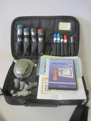 MIMIO CAPTURE KIT EASITEACH INTERACTIVE DEMO PACK/INK SYSTEM W/CASE PENS ERASER