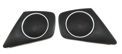 2011 AUDI A4 (B8 8K) DOOR DASH DECK SPEAKER GRILLE SET (BANG & OLUFSEN - BLACK) - Picture 10 of 15