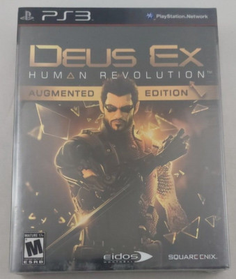 Deus Ex: Human Revolution - Augmented Edition (Sony PlayStation 3, PS3 2011) NEW