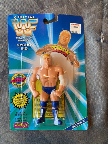 WWE Sycho Sid Bend 'Ems Action Figure Series IV 4 ...