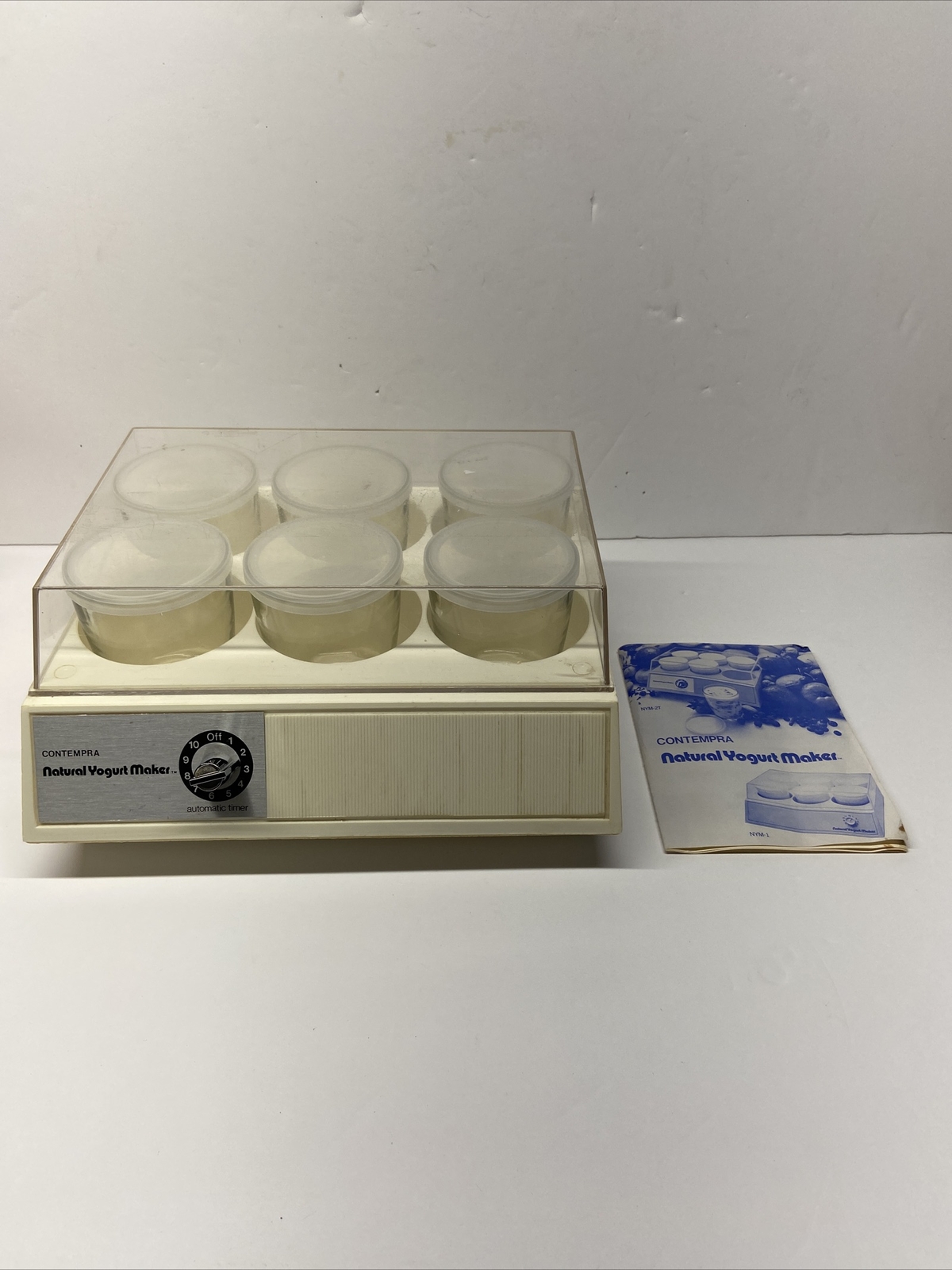 Contempra Natural Yogurt Maker Vintage White eBay