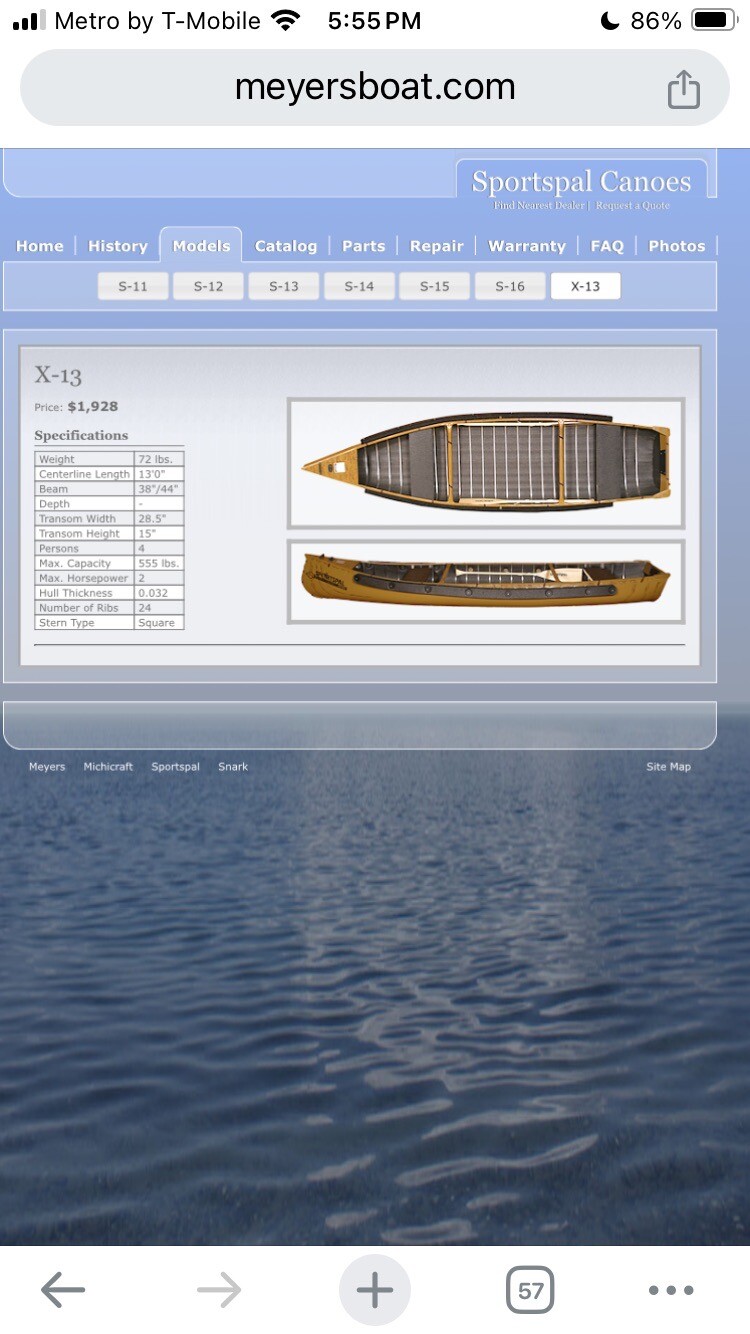 Meyer Sportspal X13 Canoe eBay