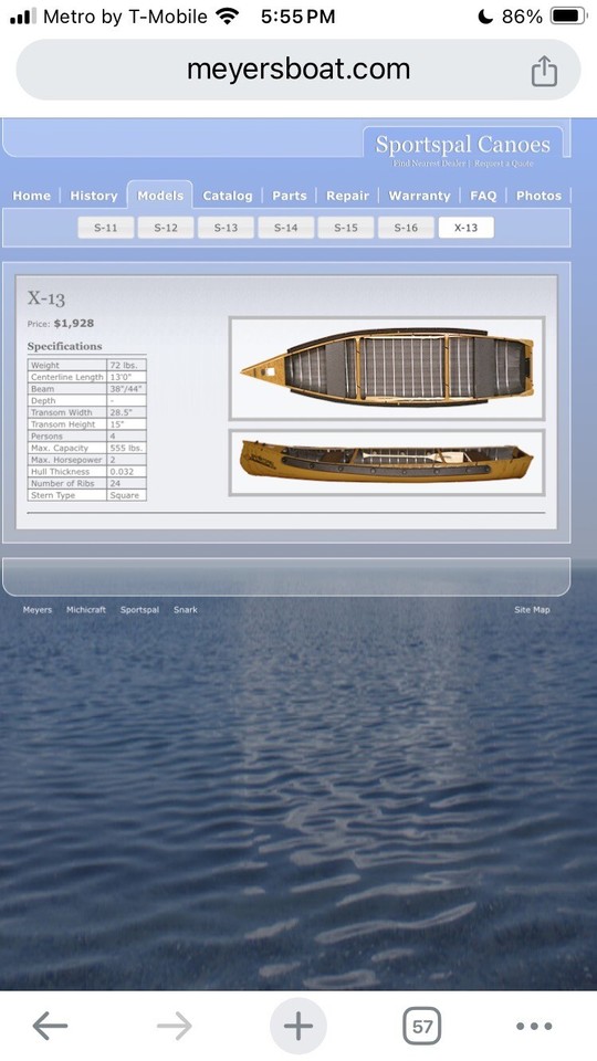 Meyer Sportspal X13 Canoe eBay