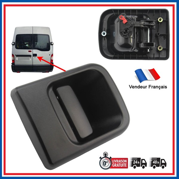 TüRgriff Hinten FüR Renault Master 2 II Opel Movano Interstar 98-10-image