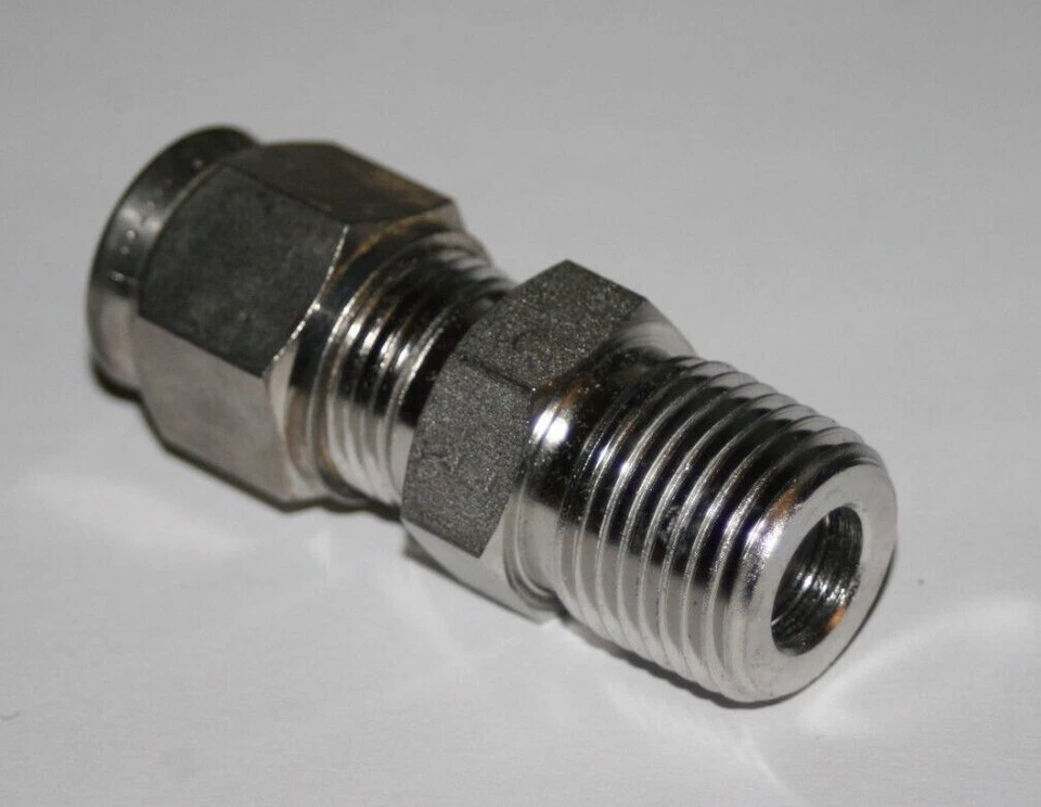 1/2 Tube x 1/2 MNPT 316ss Male Hi-Seal Fitting Imperial Eastman 768-fss 08 x 08 - Image 2 of 4