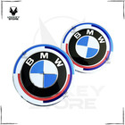 <!--F#f_0-->2pcs 50 Years BMW M Series 82mm Front + 74mm Rear Badge Emblem Bonnet/Trunk<!--F/-->