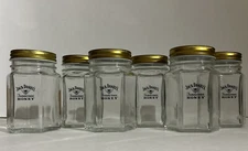 Set Of 6 Jack Daniels Tennessee Honey Mason Jar Cocktail Glasses w/Lids New