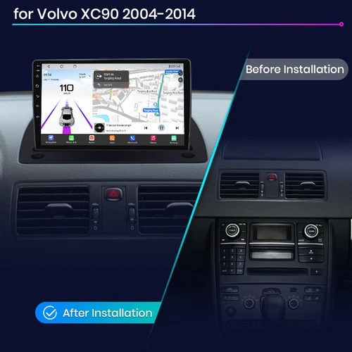 Qualcommchip für Volvo XC90 2004-2014 CarPlay Android 13 Autoradio GPS NAVI 64G - Bild 2 von 15