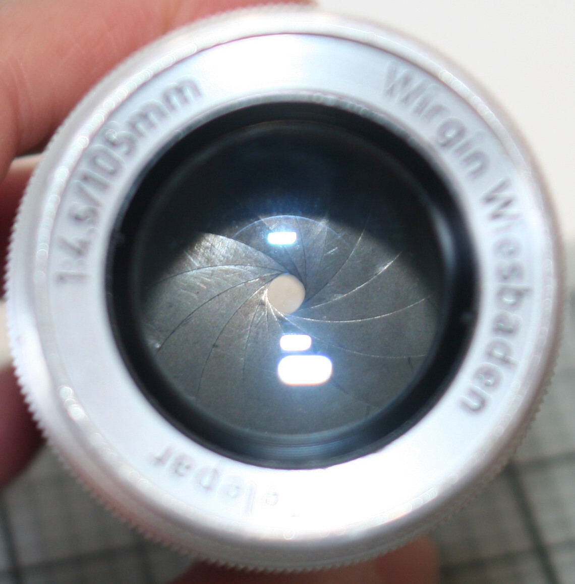 WIRGIN WIESBADEN TELEPAR 105mm 1:4.5 Germany LENS * | eBay